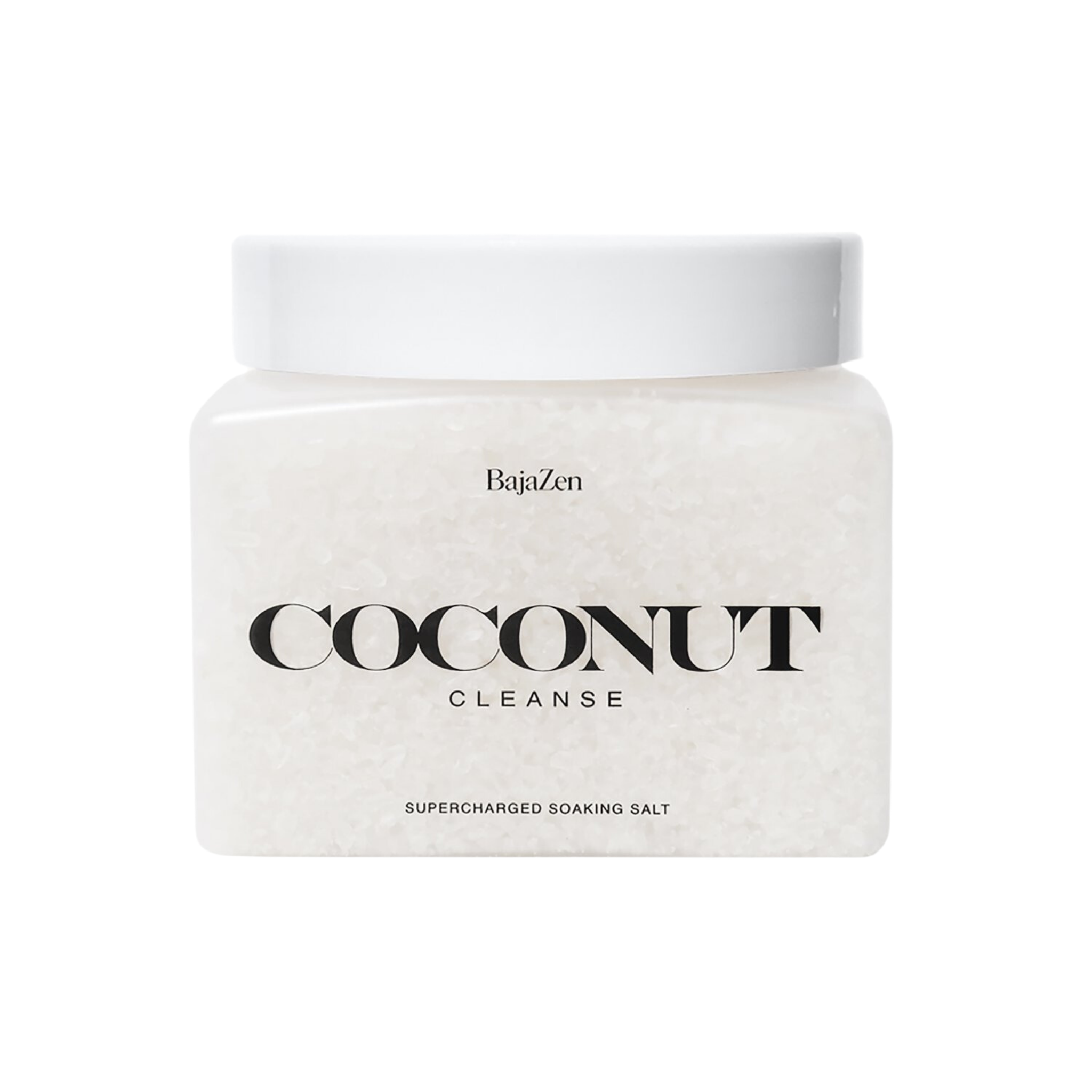 BajaZen Coconut Cleanse Soaking Salt for detox, relaxation, and soothing skin