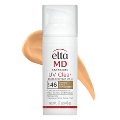 EltaMD UV Clear Tinted SPF 46 for blemish-prone skin, evens skin tone