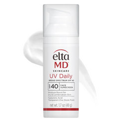 EltaMD UV Daily SPF 40 sunscreen, lightweight, protects and evens skin tone