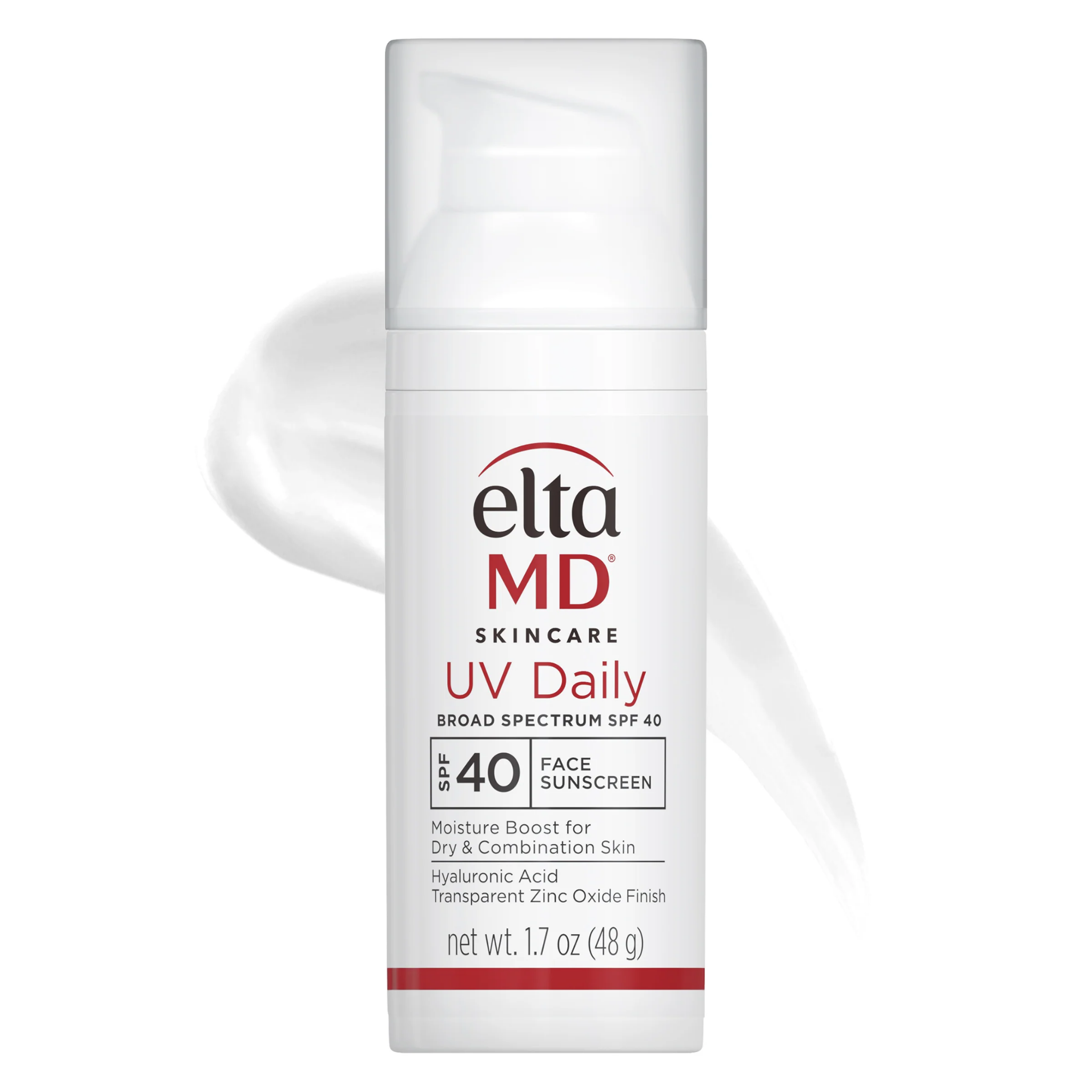 EltaMD UV Daily SPF 40 sunscreen, lightweight, protects and evens skin tone