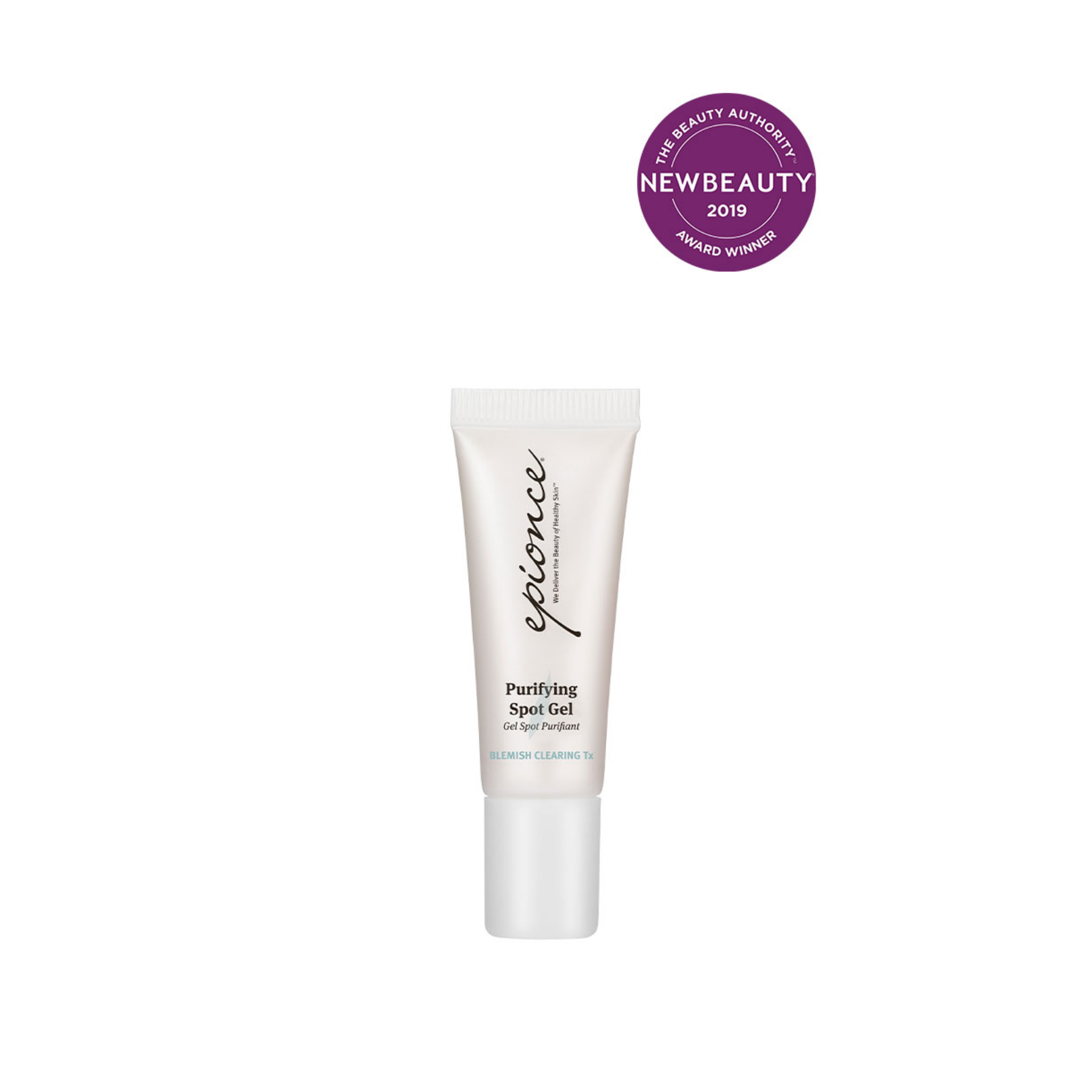 Epionce Purifying Spot Gel for fast blemish reduction, award-winning formula