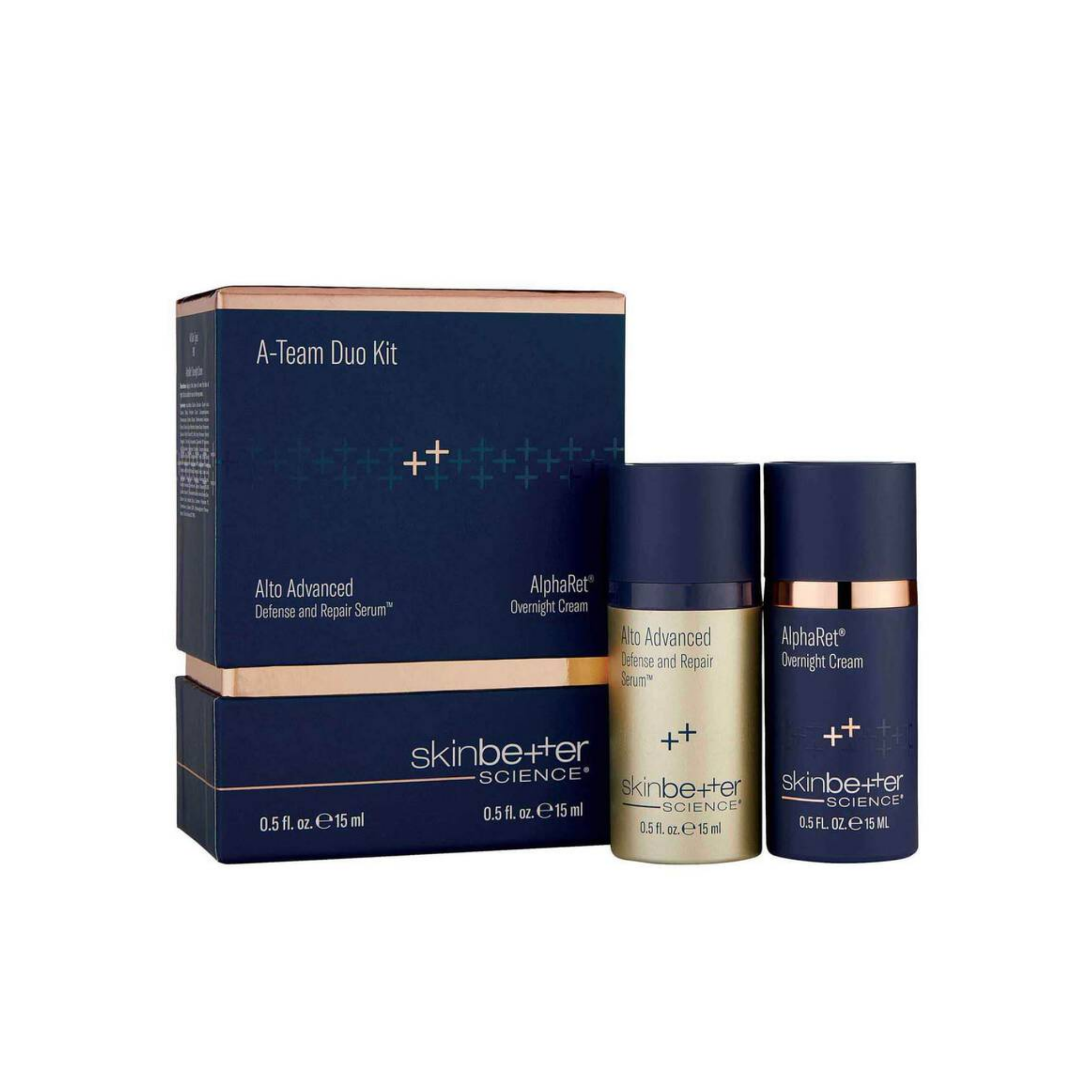 skinbetter science A-Team Duo Kit for anti-aging, wrinkles, and uneven skin tone