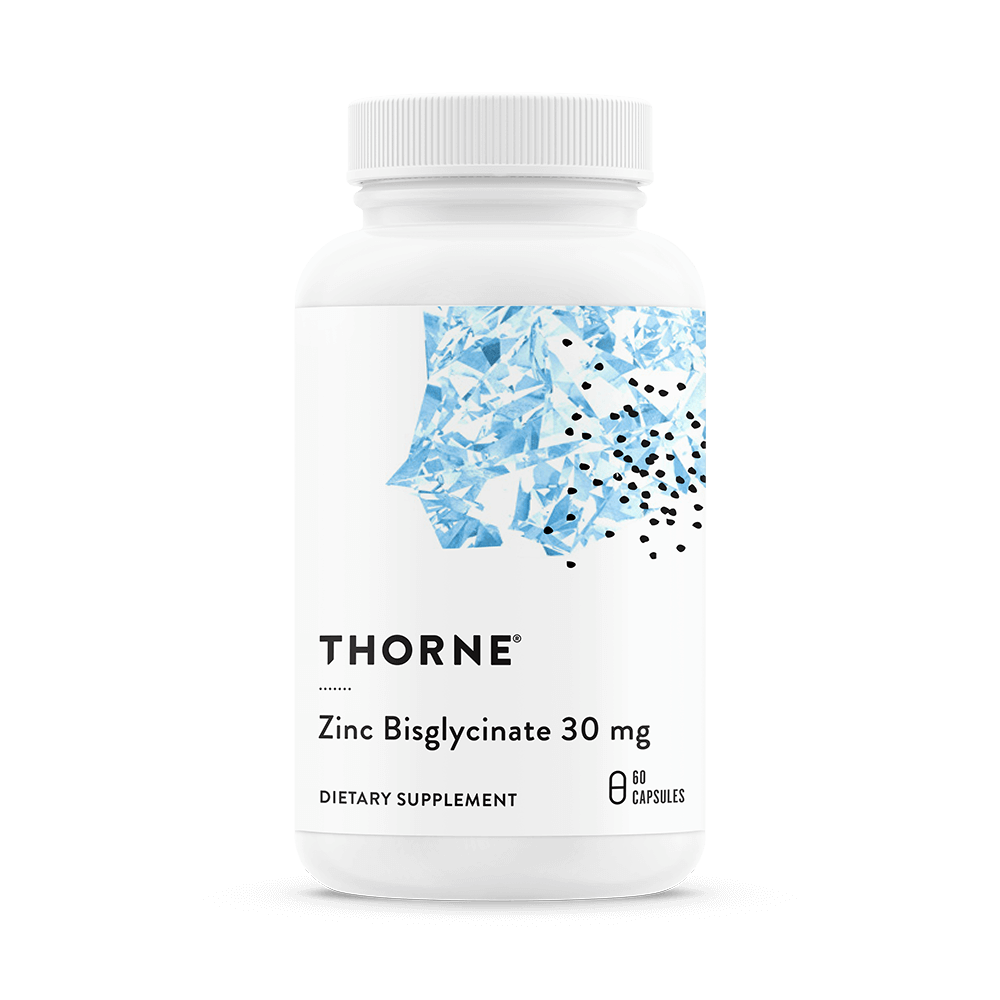 Thorne Zinc Bisglycinate 30mg